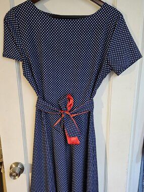 Polka Dot Vintage-Inspired Dress